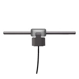 BenQ ScreenBar Halo 2, Lumière LED Noir/Argent, Éclairage optimal, confort maximal