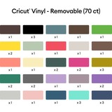 Cricut Premium Vinyl - Removable - Ultimate Sampler, Découpe de vinyle 30 cm