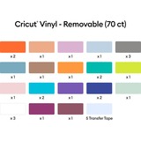 Cricut Premium Vinyl - Removable - Ultimate Sampler, Découpe de vinyle 30 cm
