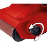 Einhell TC-BS 8038 Ponceuse à bande Rouge/Noir, Ponceuse à bande, 380 mètre par minute, Secteur, 230 V, 155 mm, 173 mm