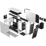 Fractal Design Meshify 2 boîtier midi tower Blanc | 2x USB-A | 1x USB-C | Verre Trempé