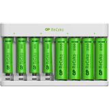 GP Batteries Chargeur ReCyko (USB) E811 + 4x AA et 4x AAA Blanc