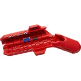 KNIPEX ErgoStrip universel, Abisolier et outil de démontage Rouge/Bleu