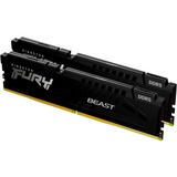 Kingston FURY 32 Go DDR5-6400 Kit, Mémoire vive Noir, KF564C32BBEK2-32, Fury Beast, XMP, EXPO