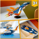 LEGO Creator 3-en-1 - L’avion supersonique, Jouets de construction 31126