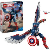 LEGO Marvel - Figurine du nouveau Captain America à construire, Jouets de construction 76296