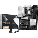 MSI PRO Z890-P WIFI carte mère socket 1851 Noir/Argent, RAID, 5Gb-LAN, WIFI, BT, Sound, ATX