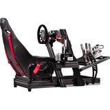 Next Level Racing F-GT Elite Front & Side Mount edition, Simulateur de course Noir/Rouge