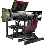 Next Level Racing F-GT Elite Front & Side Mount edition, Simulateur de course Noir/Rouge