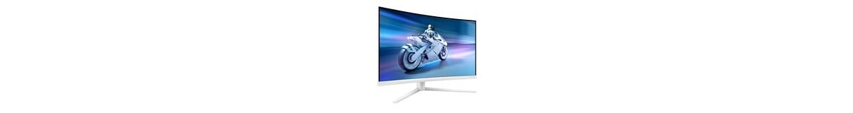 Philips Evnia 32M2C5501/00 31.5" Moniteur gaming incurvé Blanc, 1x DisplayPort, 2x HDMI, 180 Hz