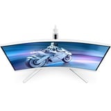 Philips Evnia 32M2C5501/00 31.5" Moniteur gaming incurvé Blanc, 1x DisplayPort, 2x HDMI, 180 Hz