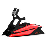 Res-Tech GT Monitor Stand Integrated Single, Support de moniteur Noir, Jusqu'à 49" Ultra Wide