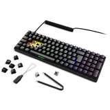 Sharkoon SKILLER SGK50 S2, clavier gaming Noir, Layout BE, Gateron Brown, LED RGB, Hot-swappable