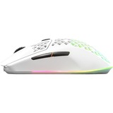 SteelSeries Aerox 3 Wireless Snow 2022, Souris gaming Blanc, 18.000 dpi, LED RGB