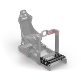 Trak Racer Support de pédale universel TR One avec repose-talon, Montage Noir