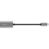 Trust Dalyx USB-C > HDMI, Adaptateur Argent/Noir, 0,2 mètres