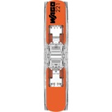 Wago Borne à leviers Inline - Serie 221 - 2x4 mm², Connexion Transparent/Orange, 60 pièces