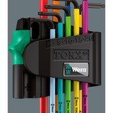Wera 967/9 TX BO Multicolore 1 Jeu de clés, 9 pièces, Tournevis BlackLaser