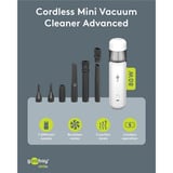 goobay Cordless Mini Vacuum Cleaner Advanced, Aspirateur à main Blanc