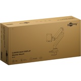goobay Single Monitor Mount Gaming, 17 à 49, Support de moniteur Noir