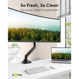 goobay Single Monitor Mount Gaming, 17 à 49, Support de moniteur Noir
