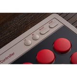 8BitDo Arcade Controller NSW/PC, Manette de jeu Gris/Rouge, 2,4 GHz / Bluetooth / USB, Nintendo Switch, PC