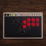 8BitDo Arcade Controller NSW/PC, Manette de jeu Gris/Rouge, 2,4 GHz / Bluetooth / USB, Nintendo Switch, PC
