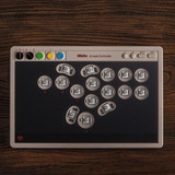 8BitDo Arcade Controller NSW/PC, Manette de jeu Gris/Rouge, 2,4 GHz / Bluetooth / USB, Nintendo Switch, PC