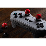 8BitDo Pro 3 Bluetooth Gamepad, Manette de jeu Gris clair/Rouge, Switch 1 & 2, PC, Android, 2.4 GHz / Bluetooth / USB
