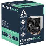 ARCTIC Congélateur 8A CO, Refroidisseur CPU 4 broches PWM