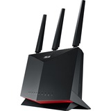 ASUS RT-AX86S AX5700, Routeur Wi-Fi 6 (802.11ax), Bi-bande (2,4 GHz / 5 GHz), Ethernet/LAN, 5G, Noir, Routeur