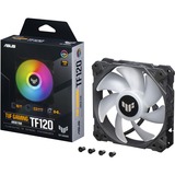 ASUS TUF Gaming TF120 ARGB ventilateur de boîtier Noir, 120 x 120 x 25 mm