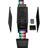 DeepCool CH560 Digital, Boîtier PC Noir, 1x USB-A | 1x USB-C | RGB | Window