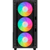 DeepCool CH560 Digital boîtier midi tower Noir | 1x USB-A | 1x USB-C | RGB | Verre Trempé