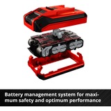 Einhell Batterie Einh 18V 4,0Ah Power-X-Change Plus Rouge/Noir
