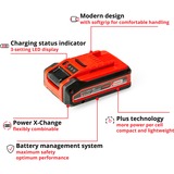 Einhell Batterie Einh 18V 4,0Ah Power-X-Change Plus Rouge/Noir