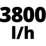 Einhell GC-GP 6538 650 W 3,6 bar 3800 l/h, Pompe Rouge/Noir, 650 W, 3,6 bar, 3800 l/h, Noir, Rouge, Argent