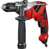 Einhell RT-ID 65 Sans clé 2,1 kg, Perceuse à percussion Rouge/Noir, Sans clé, 2,5 cm, 1 cm, 1,3 cm, 3000 tr/min, 48000 bpm