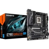 GIGABYTE Z790 EAGLE AX carte mère socket 1700 Noir/gris, RAID, 2.5 Gb-LAN, WLAN, BT, Sound, ATX