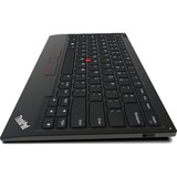 HP ThinkPad TrackPoint II, clavier Noir, Layout BE, Mécanique des ciseaux, Bluetooth, 75%