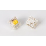 Keychron Interrupteur silencieux Gateron - Blanc, Switch pour clavier Blanc/transparent
