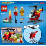 LEGO City - L'hélicoptère des pompiers, Jouets de construction 60318