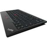 Lenovo ThinkPad TrackPoint II, clavier Noir, Layout BE, Mécanique des ciseaux, Bluetooth, 75%