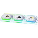 Lian Li UNI FAN SL120 LCD Wireless, Ventilateur de boîtier Blanc, 3 pièces, connecteur de ventilateur PWM à 4 broches