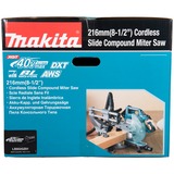 Makita Maki Scie à onglet sans fil LS002GZ01 40V, Coupe-et scie à onglet Bleu
