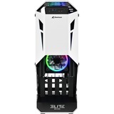 Sharkoon ELITE SHARK CA700 boîtier midi tower Noir/Blanc | 2x USB-A | 1x USB-C | Window
