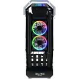 Sharkoon ELITE SHARK CA700 boîtier midi tower Noir/Blanc | 2x USB-A | 1x USB-C | Window