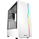 Sharkoon RGB Slider, Moyen tour Blanc, USB-A 2.0, 2x USB-A 3.2 (5 Gbit/s), Audio, Window-kit
