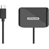 Sitecom USB-C ID Card Reader, Lecteur de carte Noir