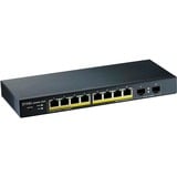 Zyxel GS1900-10HP V2 PoE/GE/SMA/08, Switch Noir, 8x RJ-45 Gigabit PoE, 2x SFP, 77 W